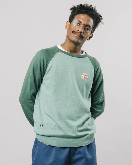 Jade Color Block Sweater from Brava Fabrics