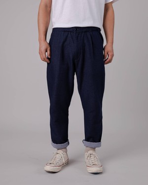 Flannel Comfort Chino Navy from Brava Fabrics