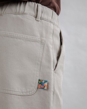 Loose Relaxed Pants Beige from Brava Fabrics