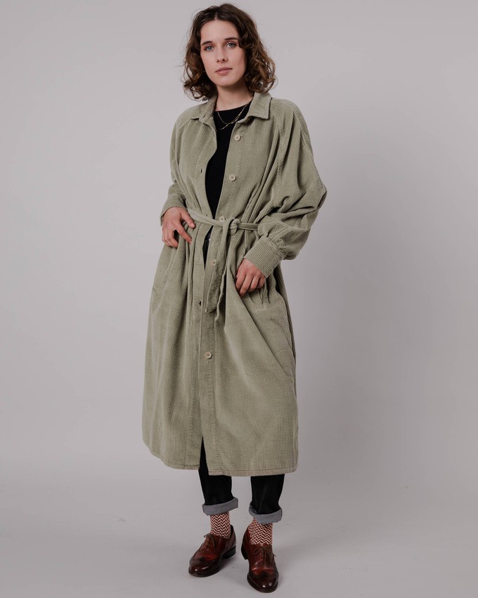 Corduroy Jacket Pale Green from Brava Fabrics