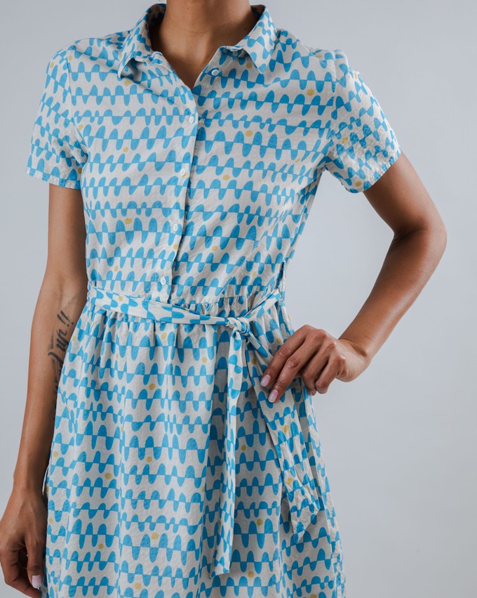 Sunset Short Dress Blue from Brava Fabrics