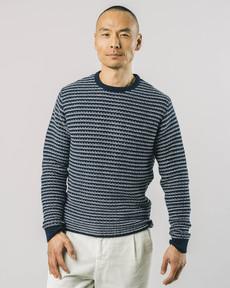 Stripes Sweater Navy van Brava Fabrics