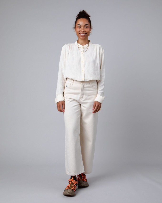 Bubble Mao Regular Blouse Ecru from Brava Fabrics