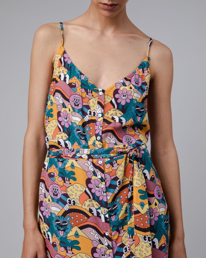 Yeye Weller Long Dress Yellow from Brava Fabrics