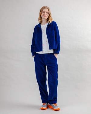 Corduroy Boxy Shirt Blue from Brava Fabrics