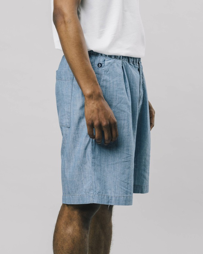 Indigo Oversized Shorts from Brava Fabrics