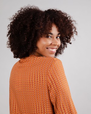 Eyes Mao Regular Blouse Spices from Brava Fabrics