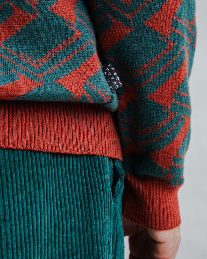 Chocolate Jacquard Polo from Brava Fabrics