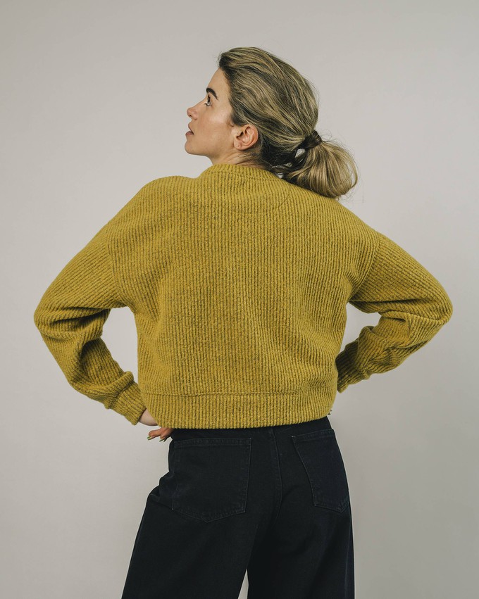 Cropped Sweater Mustard from Brava Fabrics Cropped Sweater Mustard from Brava Fabrics