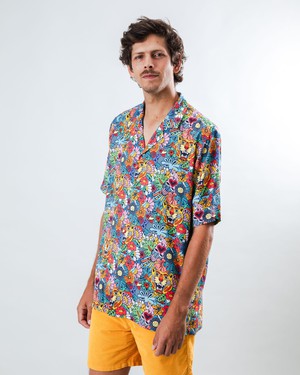 Asis Percales Tutti Frutti Aloha Shirt from Brava Fabrics