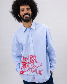 The Indoor Society Stripes Shirt via Brava Fabrics