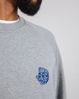 Asis Percales Tigris Sweatshirt Grey from Brava Fabrics