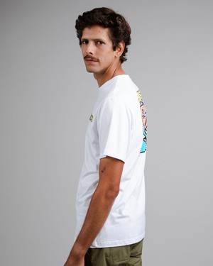 Jaws T-shirt White from Brava Fabrics