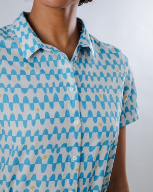 Sunset Short Dress Blue from Brava Fabrics