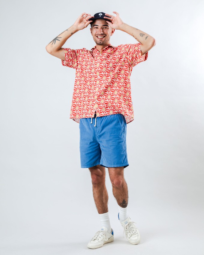 Marisol Aloha Shirt Red from Brava Fabrics