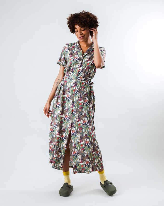 Helios Long Dress Ecru from Brava Fabrics