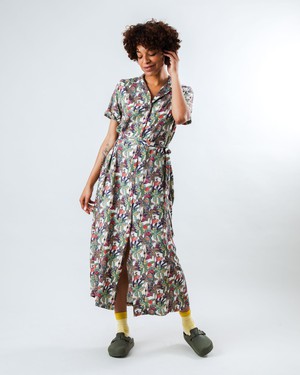 Helios Long Dress Ecru from Brava Fabrics