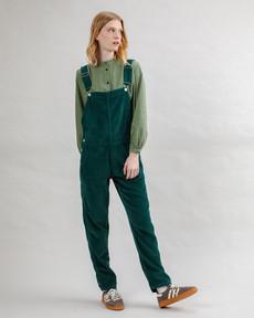 Corduroy Overall Dark Green via Brava Fabrics