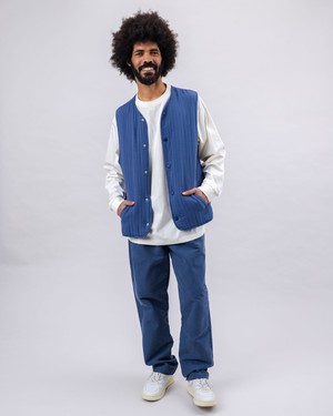 Quilt Vest Man Indigo from Brava Fabrics