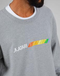 Atari Spectrum Sweatshirt Grey Melange via Brava Fabrics