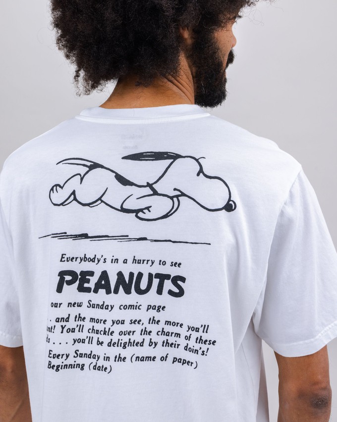 Peanuts Everybody's in a Hurry T-shirt White from Brava Fabrics