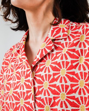 Marisol Aloha Blouse Red from Brava Fabrics