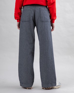 Denim Stripes Straight Leg Pants from Brava Fabrics