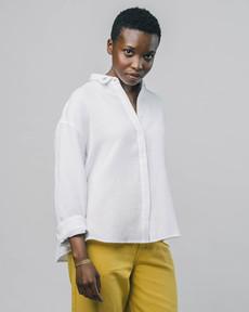 Pure White Blouse van Brava Fabrics
