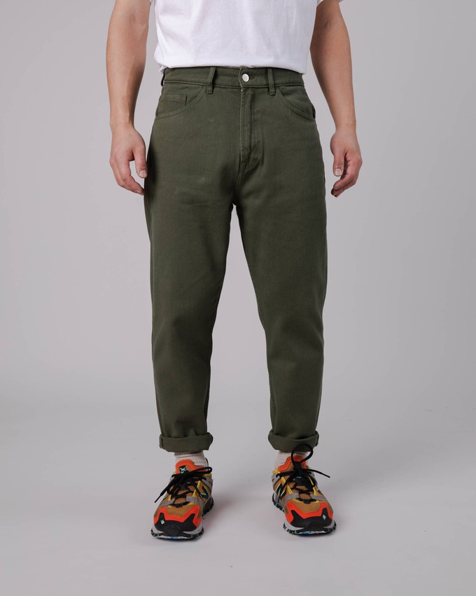 5 Pocket Pants Stone Green from Brava Fabrics