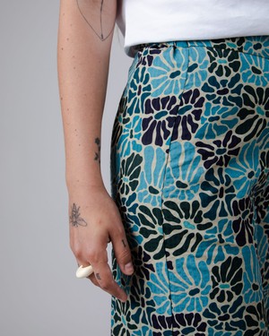 Spring Wide Leg Pants Blue from Brava Fabrics