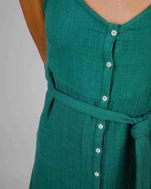 Bubble Long Dress Green from Brava Fabrics