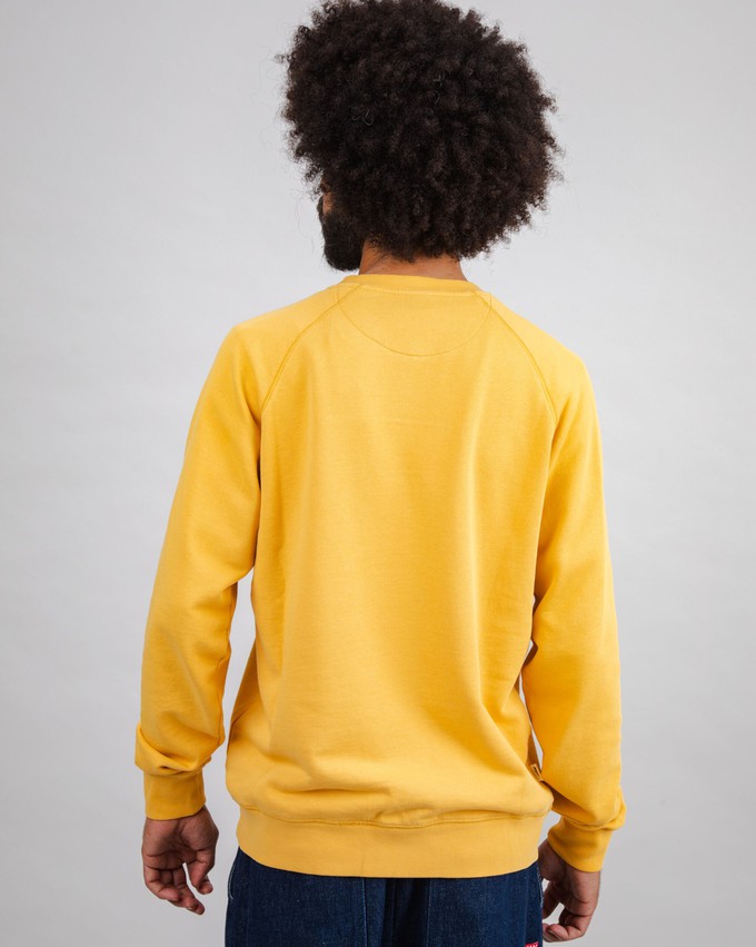 Out of Office Cotton Sweatshirt Yellow from Brava Fabrics