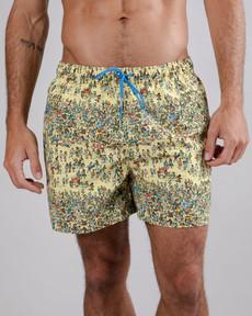 Where is Wally Beach Swimwear Yellow via Brava Fabrics