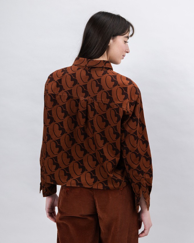 Bombon Babycord Boxy Blouse from Brava Fabrics