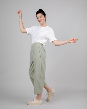 Picnic Oversized Pants Kakhi from Brava Fabrics