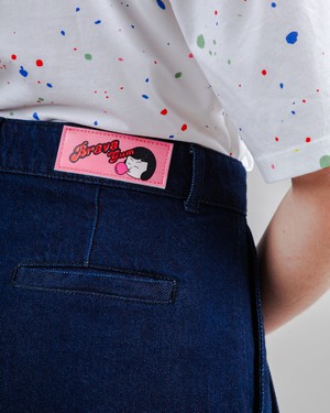 Wide Leg Pants Denim Dark from Brava Fabrics