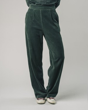 Corduroy Oversized Pants Forest Green from Brava Fabrics
