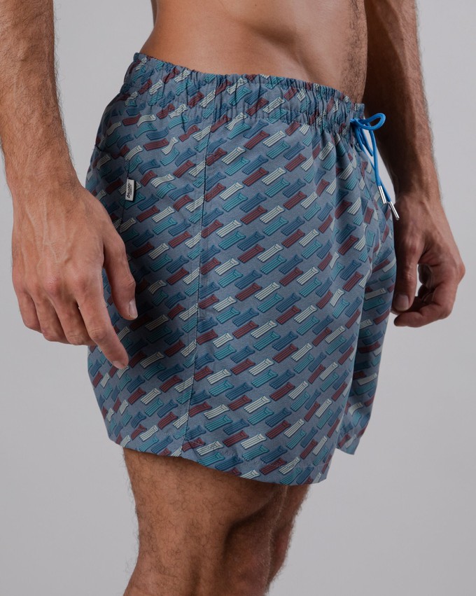 Inflatable Swimwear Blue from Brava Fabrics