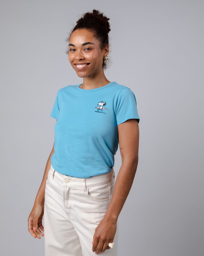 Peanuts Beach Tee Blue from Brava Fabrics