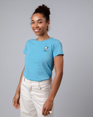 Peanuts Beach Tee Blue from Brava Fabrics