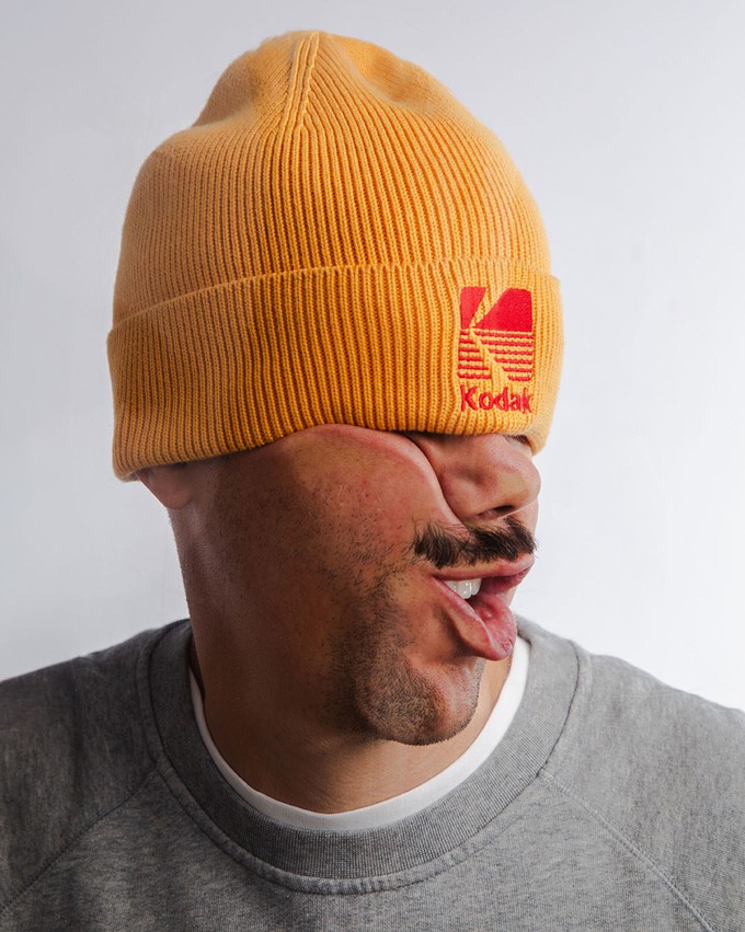 Kodak Logo Beanie Yellow from Brava Fabrics