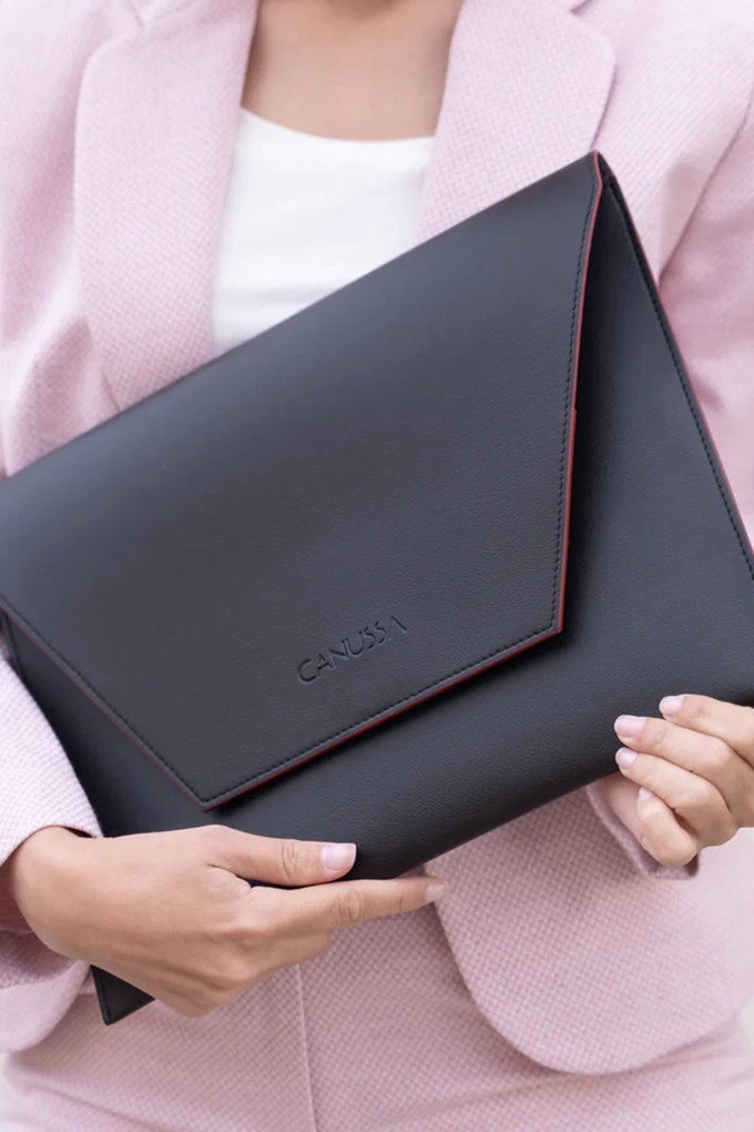 Protect laptop sleeve 13" - Black/Red B2B from CANUSSA