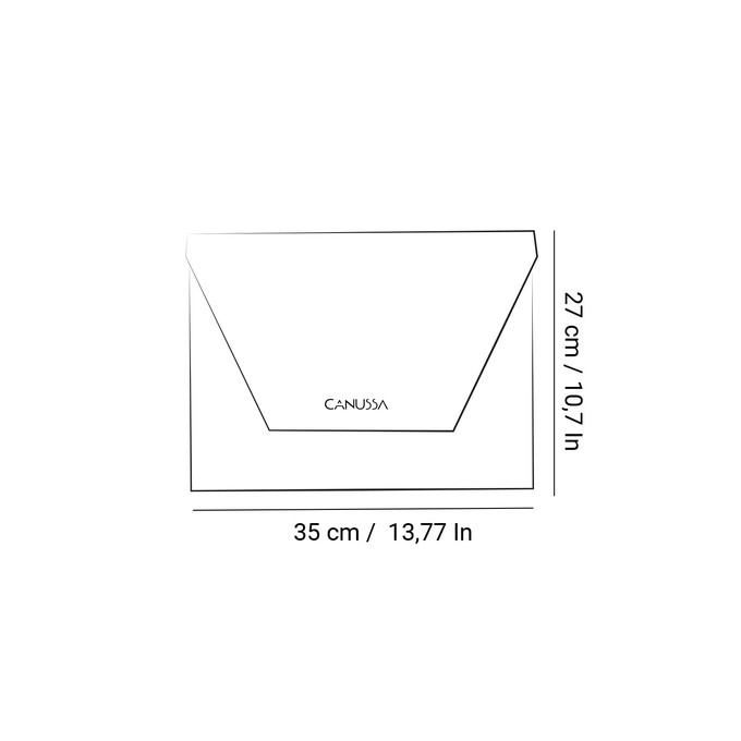 Protect laptop sleeve 13" - Black/Red from CANUSSA