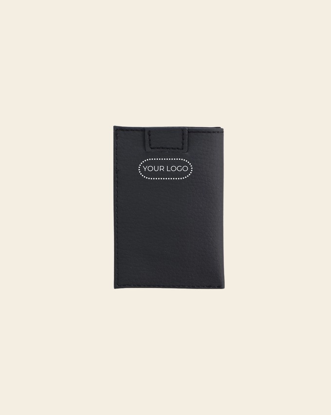 Persimmon slim card holder - Black from CANUSSA