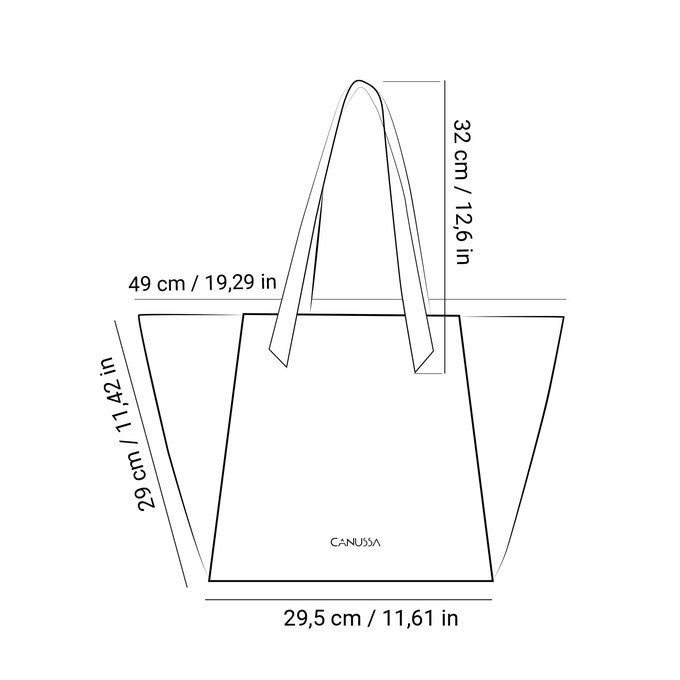 TOTISSIMO Camel - Shoulder Vegan Bag from CANUSSA