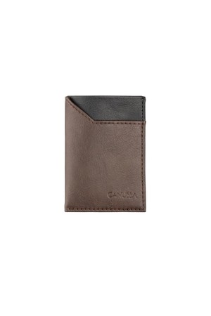 Slim card holder - Brown/Black B2B from CANUSSA