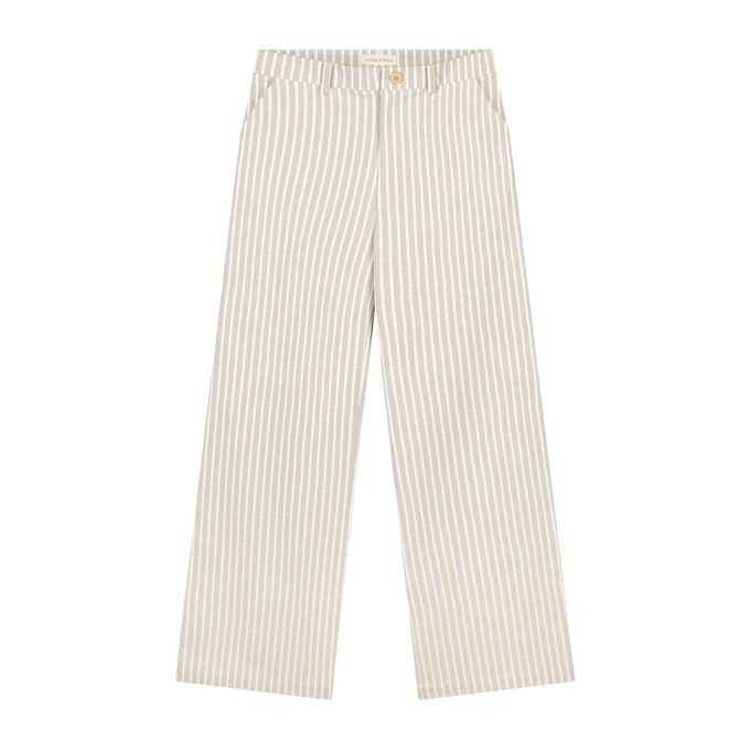 Wide legged Trousers Cotton Stripe from Charlie Mary