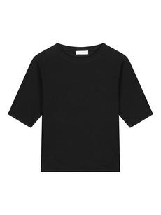 Structured Cotton Top Black van Charlie Mary
