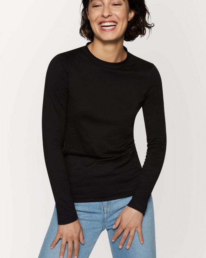 Signe Long-sleeved Shirt Black from Charlie Mary