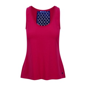 Magenta Contrast Chic Tank from chaYkra